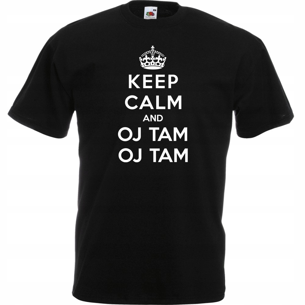

Koszulka keep calm and oj tam M czarna