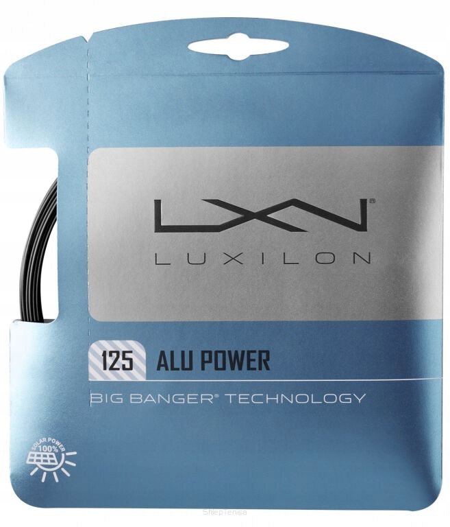 Naciąg tenisowy Luxilon Alu Power 1.25mm czarny
