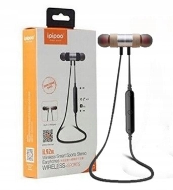 Słuchawki Douszne Ipipoo IL-92BL Bluetooth sportowe złote