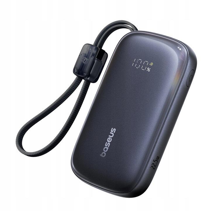 Powerbanka Baseus EnerFill FC21 20000 mAh 22,5 W Usb-a Usb-c černá s odpojovači