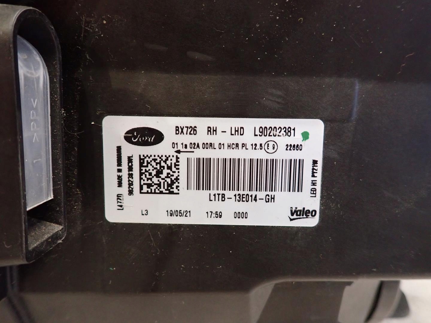 light front front right FORD PUMA MK2 2019- FULL LED L1TB-13E014-GH