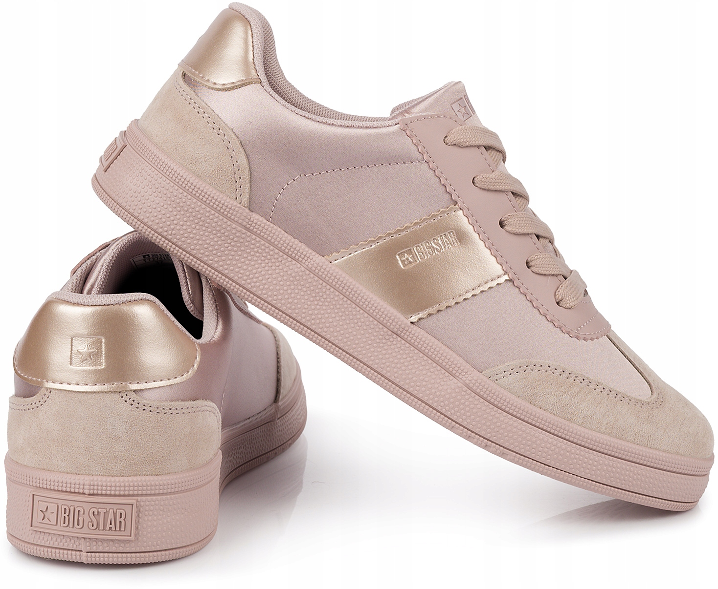 Damskie buty sneakersy sportowe Big Star różowe r. 38