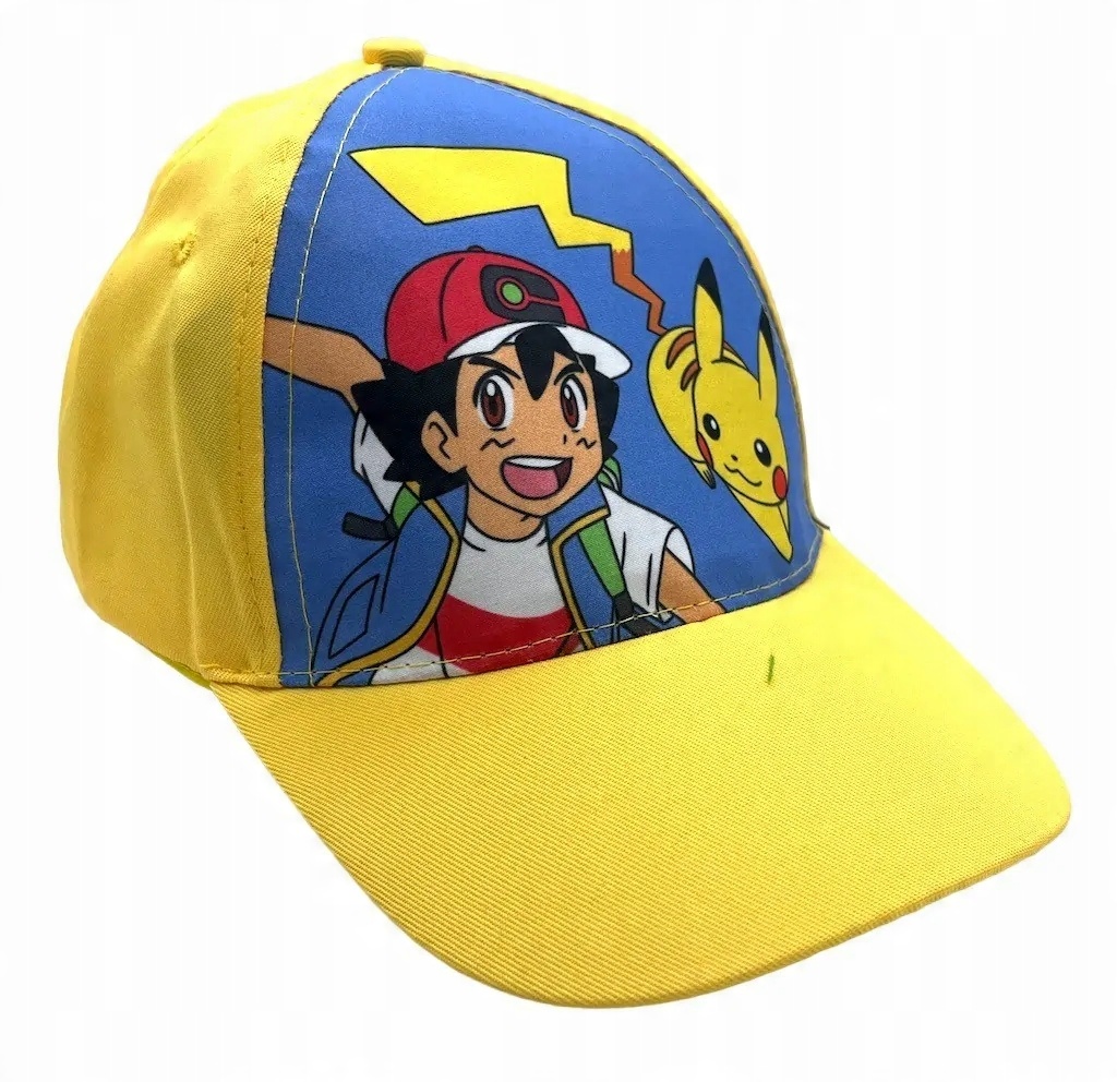

Czapka Daszkiem Pokemon Ash Pikachu Bejsbolówka