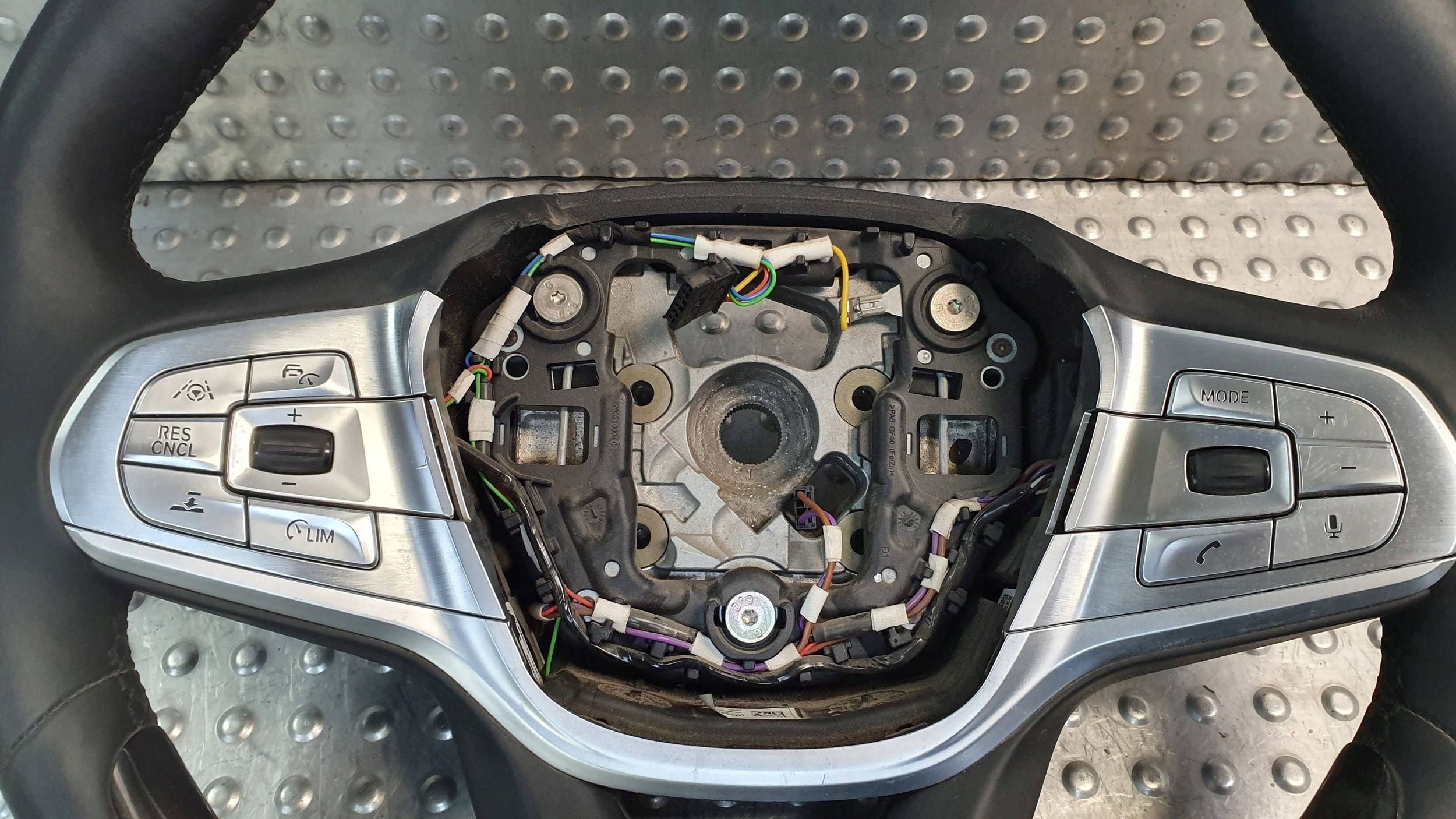 lenkrad Leder MULTIFUNKCJA BMW 7 G11 G12 15- 6873930