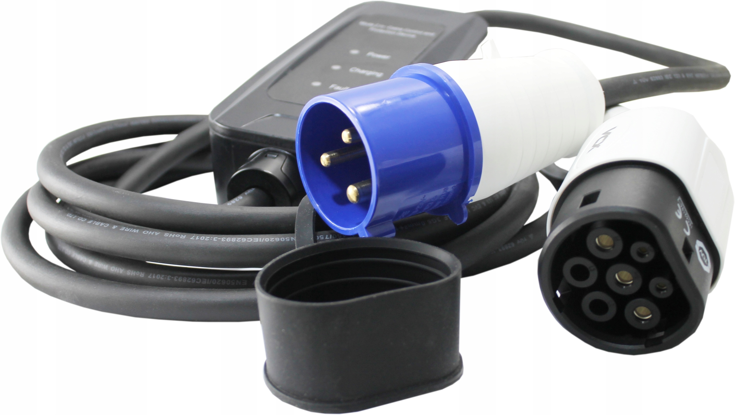 ŁADOWARKA KABLOWA SAMOCHODOWA T2 32A 7kW VCX Marka VCX