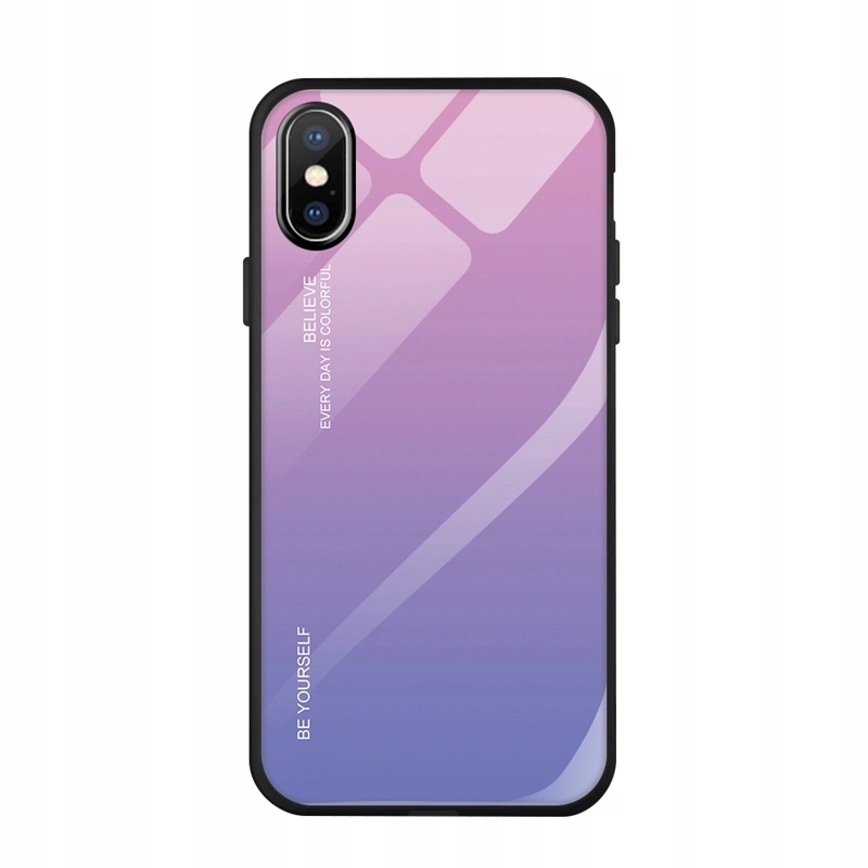 

Etui szklane ombre gradientowe do iPhone X / Xs