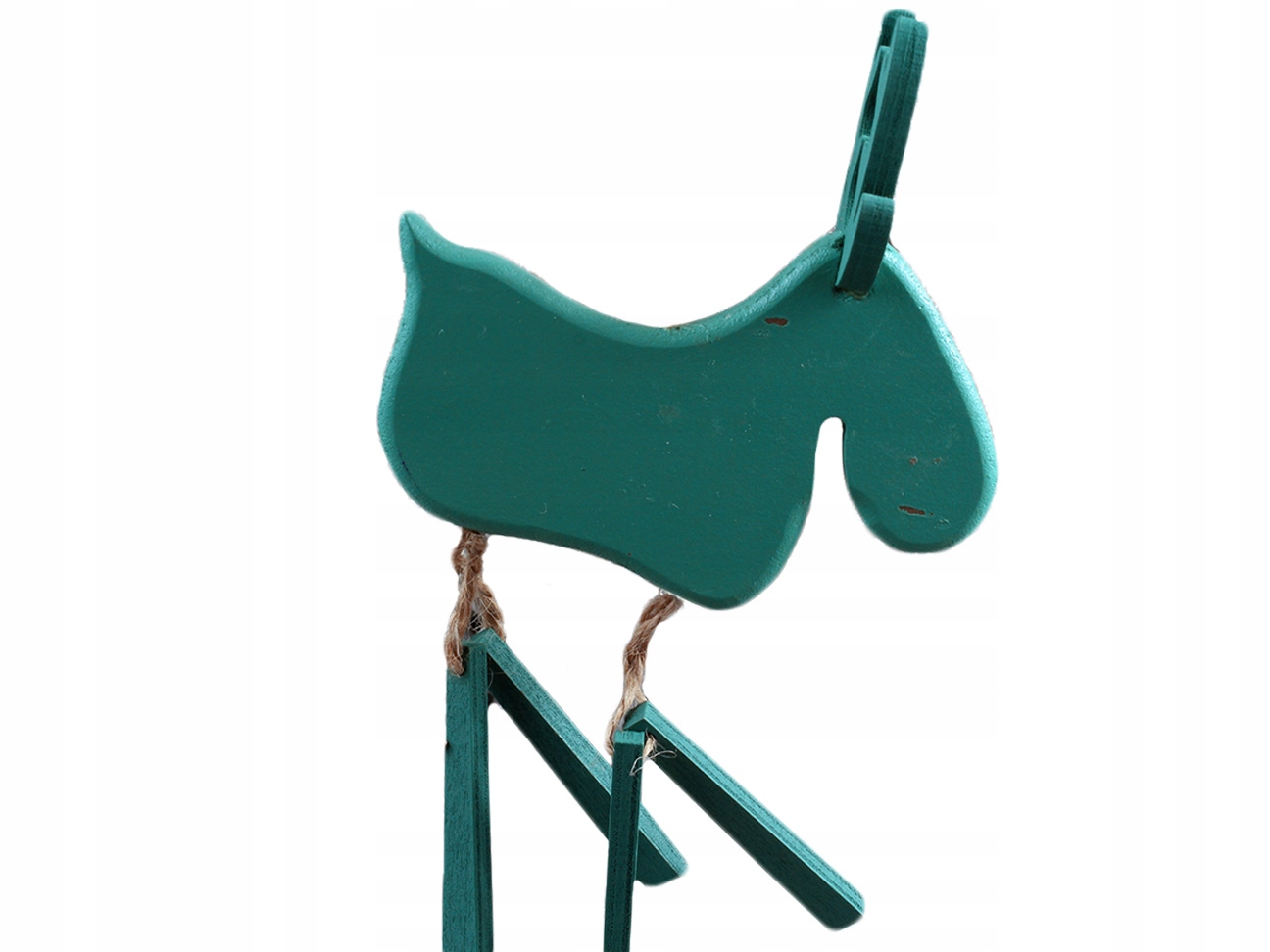 

Drewniana Zawieszka Renifer Duży 10x17cm Zielony