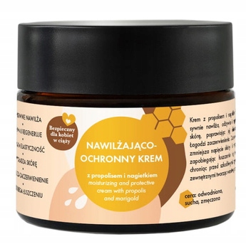 LullaLove Hydratační a ochranný krém na obličej s propolisem a měsíčkem lékařským