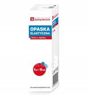 

Opaska elastyczna z zapinką 5m x 15cm 1 szt