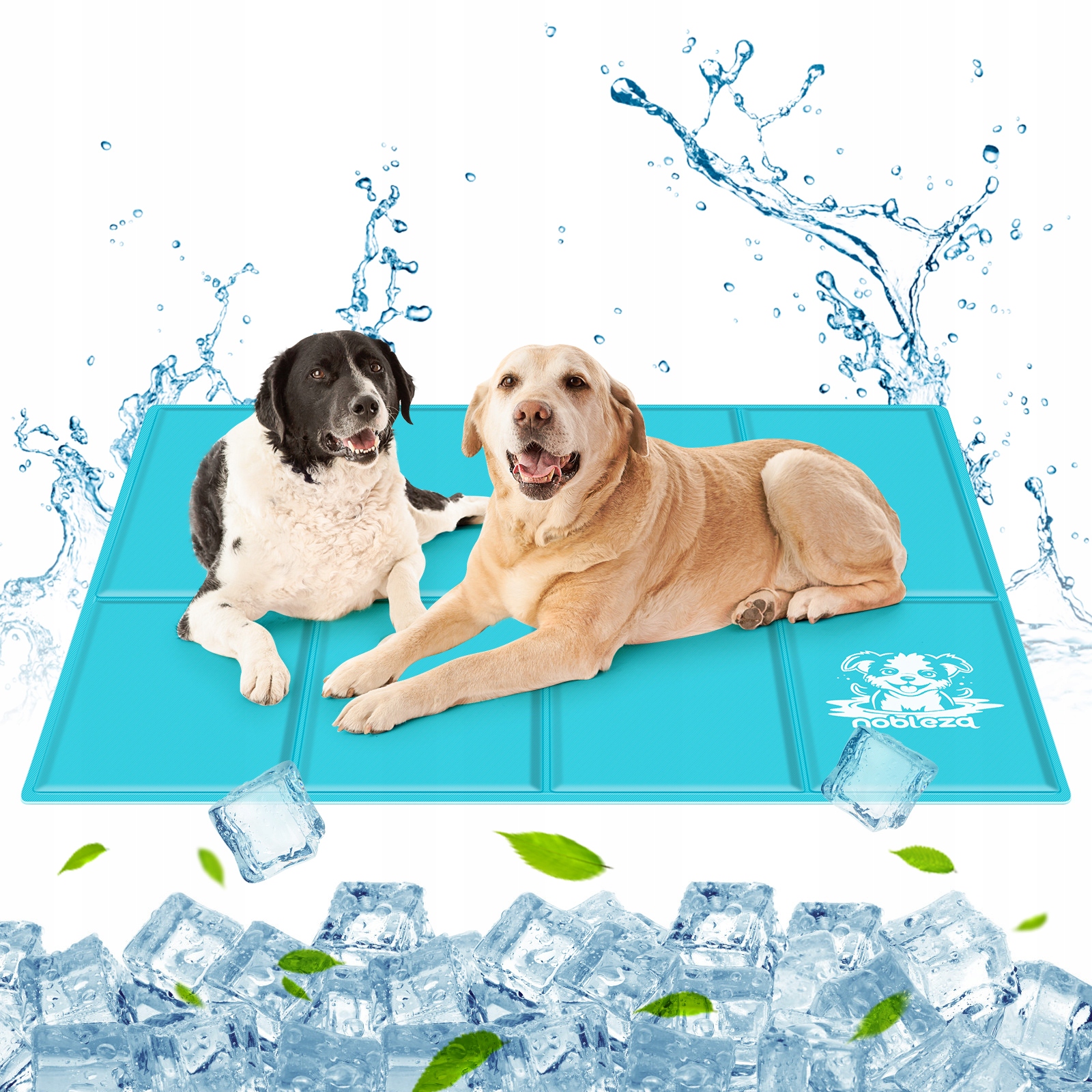 Velká chladicí podložka pro psa 140x90 Samochladící XXL Voděodolná