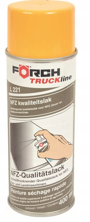 Forch L226 lakier żółty Komatsu 400ml