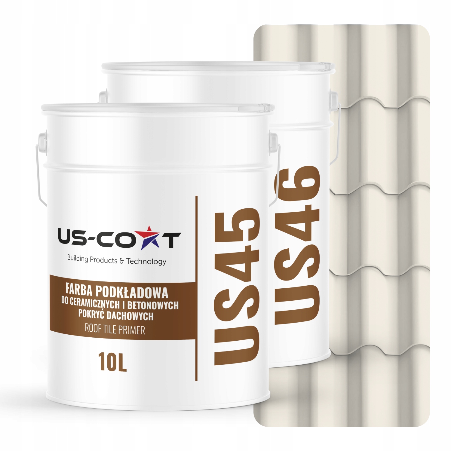 Farba Na Keramické Strešné Krytiny Základný Náter Biely Alpský RAL9010 74m2 Satén