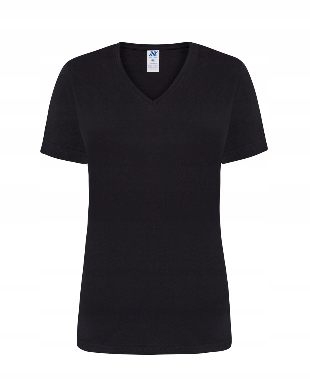 

Damski dopasowany t-shirt dekolt serek Jhk bla S
