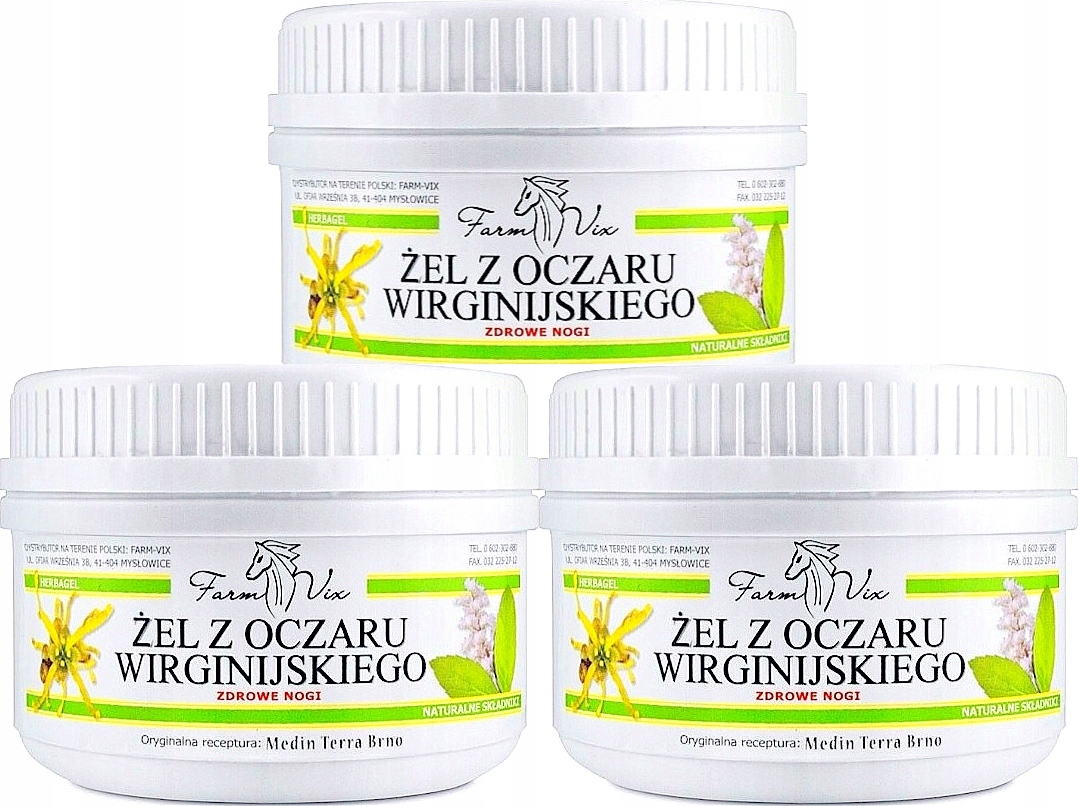 

Żel z Oczaru Wirginijskiego 1050 ml Farm-Vix