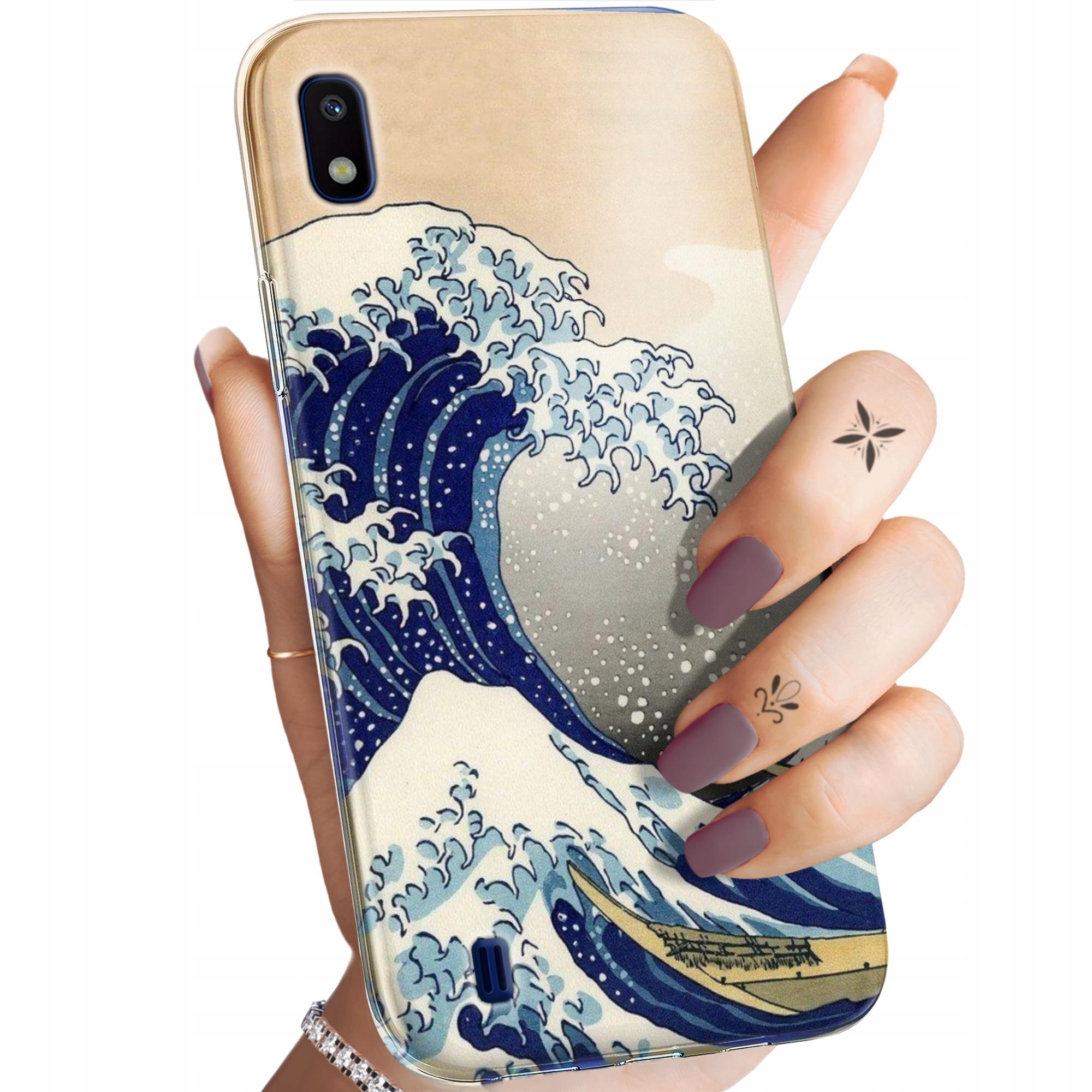 Etui Do Samsung Galaxy A10 Japonia Kwiaty Tokio Obudowa Pokrowiec