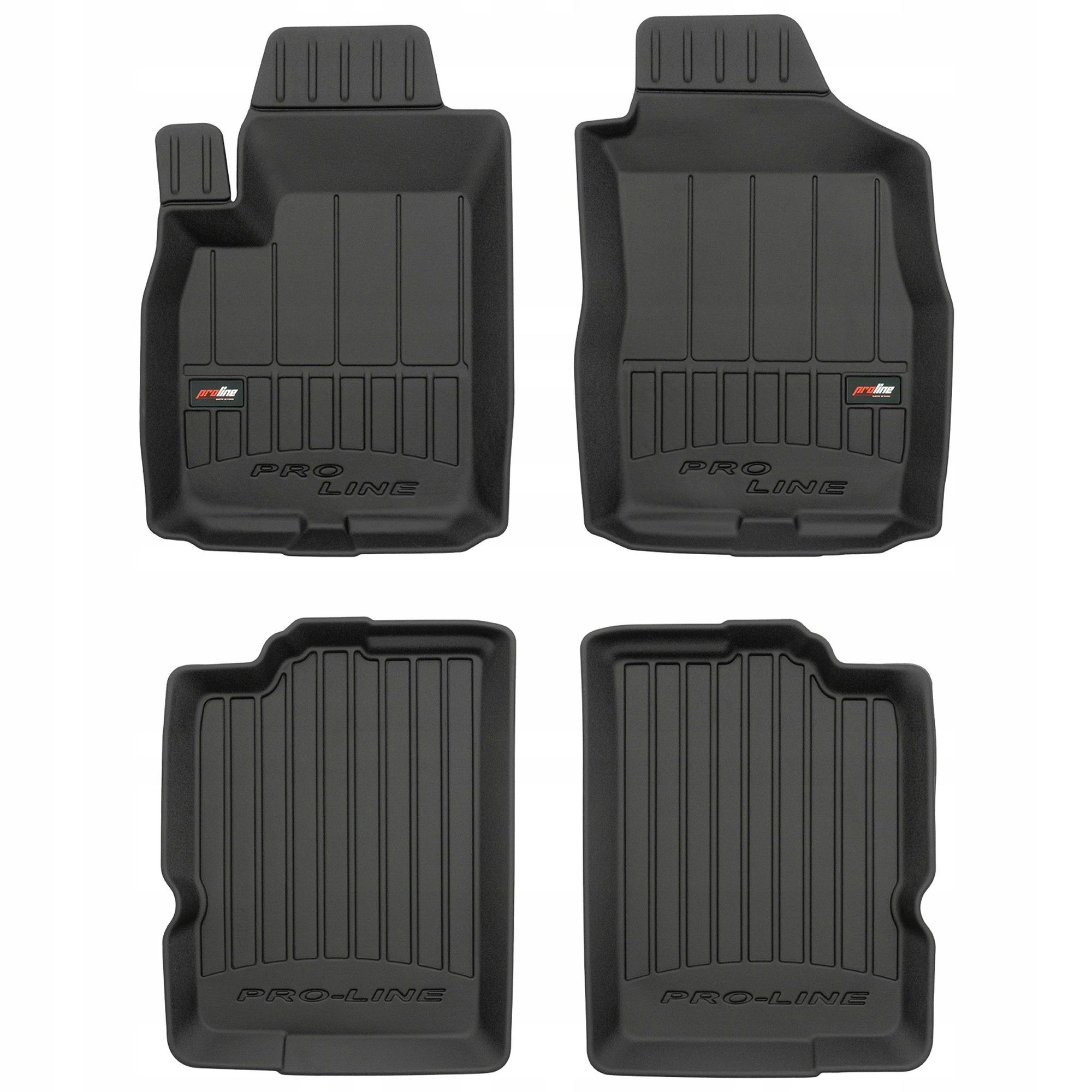 3D gumové koberce pro Fiat Panda II 2003-2012