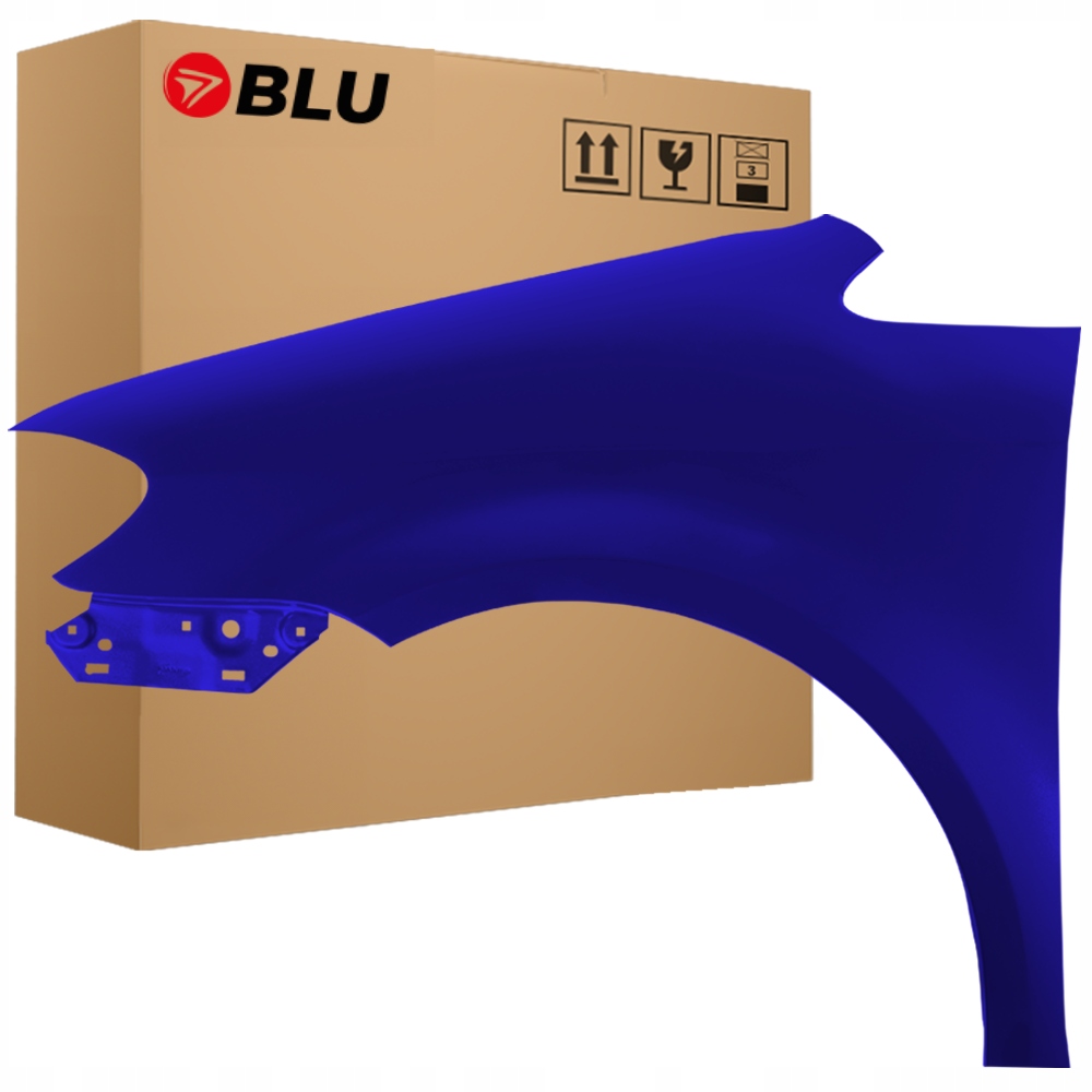 Blu Blatník Vw Touran 1T2 LD5Q levý modrý 07-10 přední