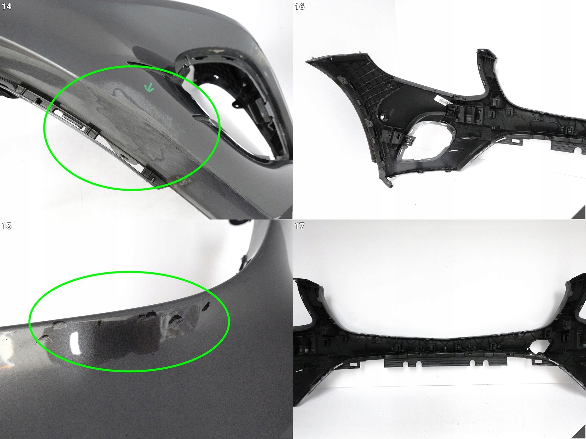 MERCEDES GLC X253 C253 AMG 15-19 bumper BUMPER + pillar front (6XPDC)