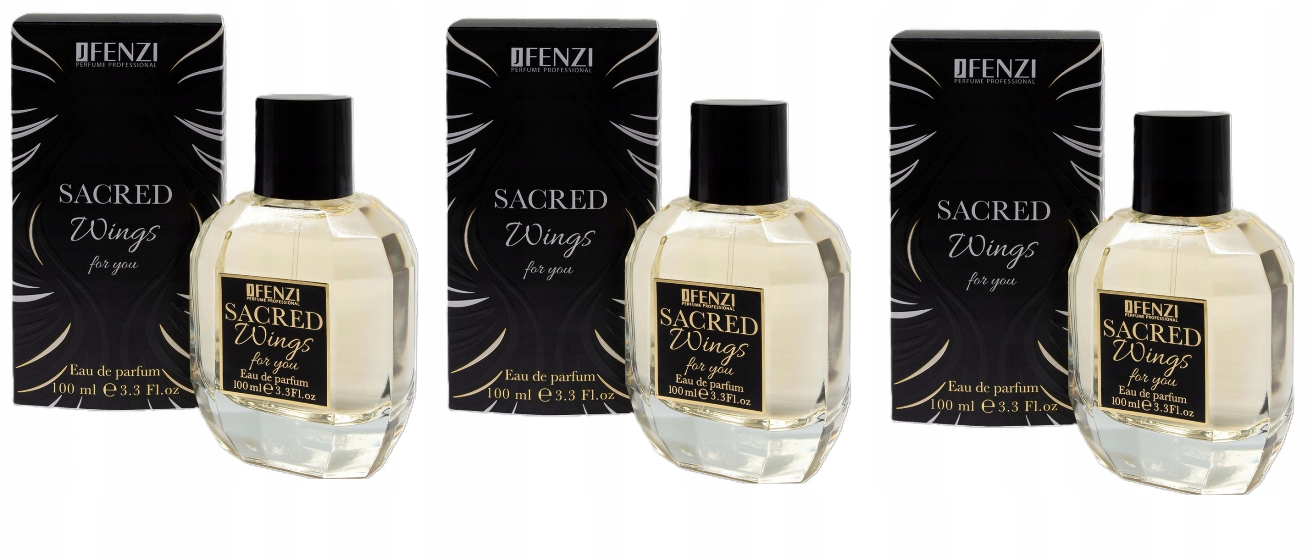 JFenzi Sacred Wings 3x100 ml parfémovaná voda Unisex