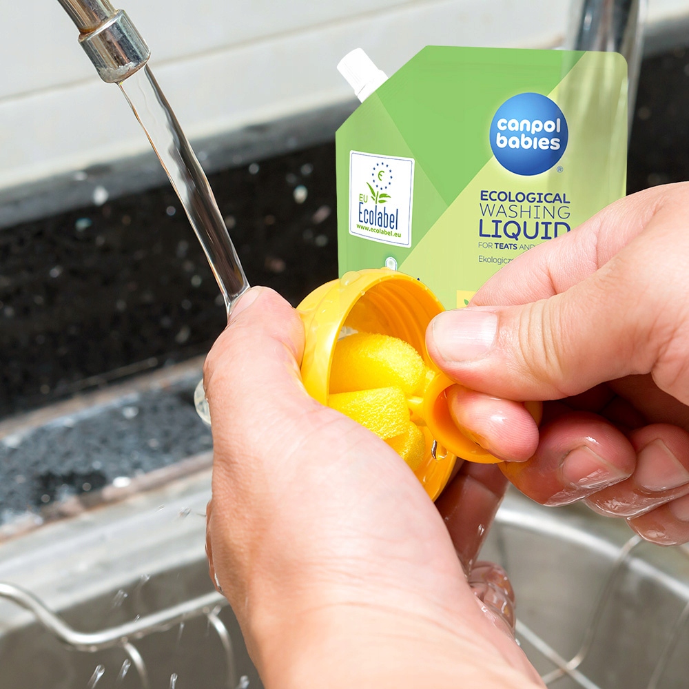 Płyn do mycia butelek i smoczków Canpol ekologiczny hipoalergiczny 1000 ml Kod producenta 1/501