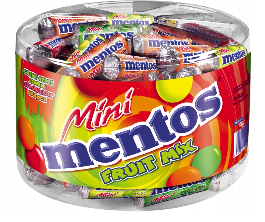 Cukierki do żucia Mentos 735 g 70 sztróżne smaki