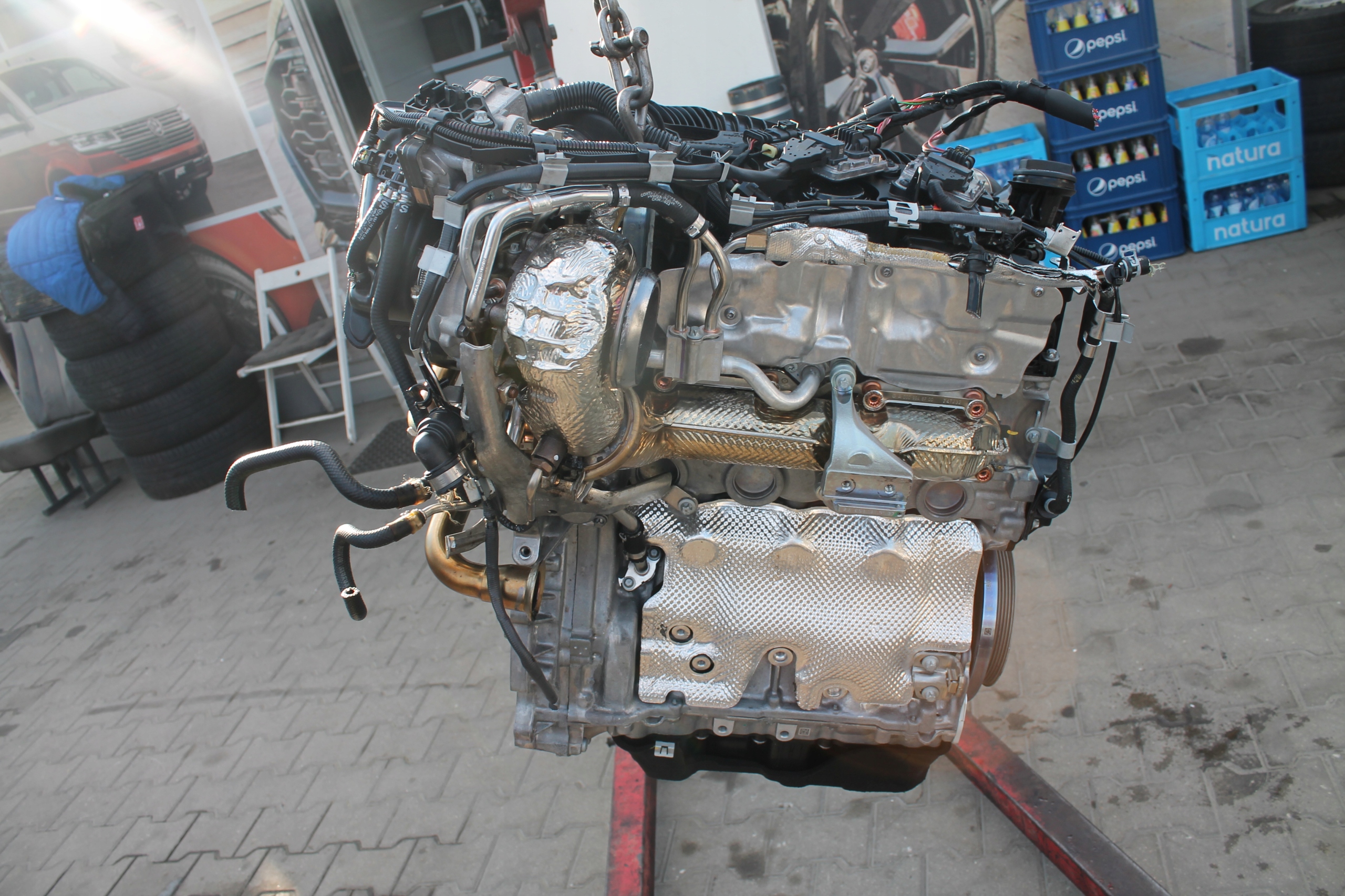 engine complete MERCEDES GLA GLB A B CLA 654920 POPRZECZNY 8TYS KM