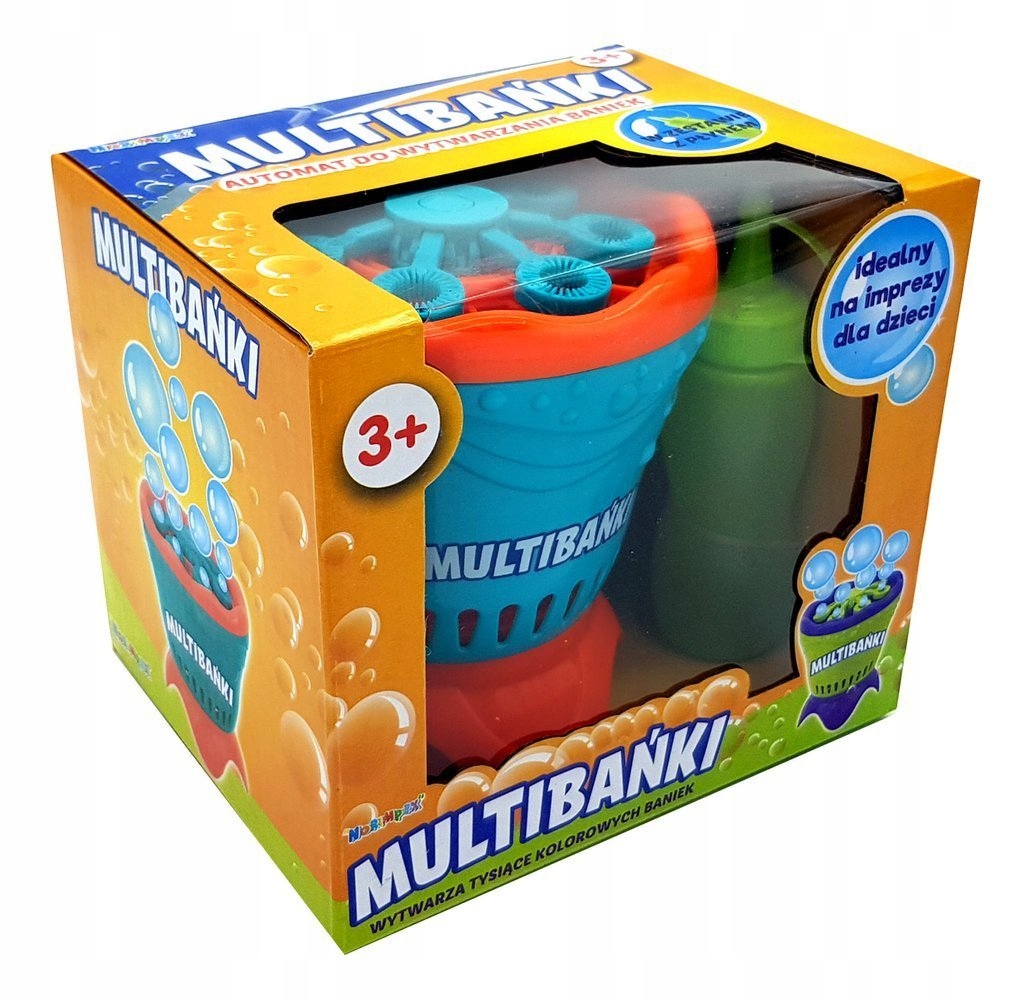 MULTIBAŃKI GENERATOR DO ROBIENIA BANIEK MASZYNA Wiek dziecka 3 lata +