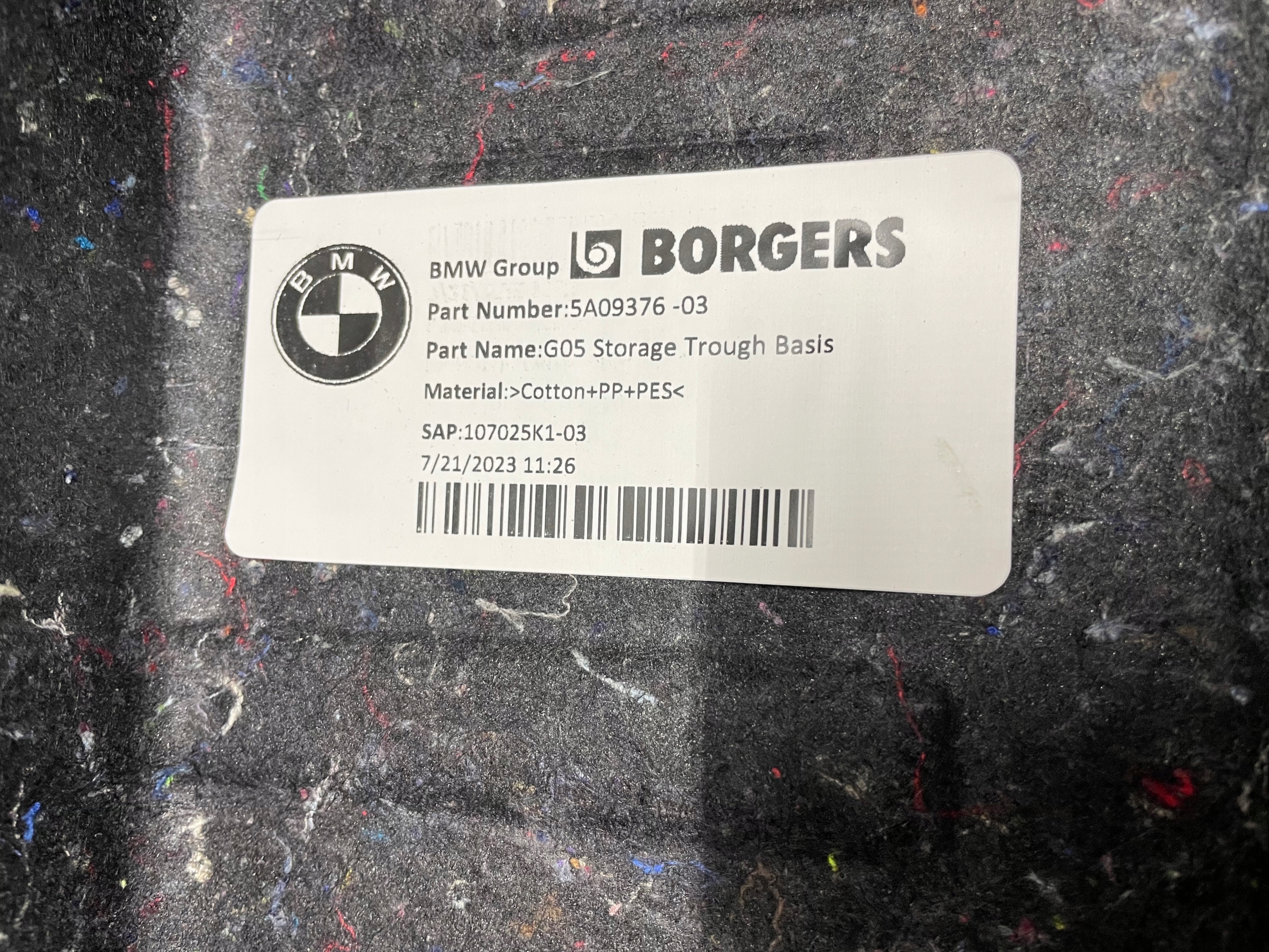mats sump boot BMW X5 G05 LCI