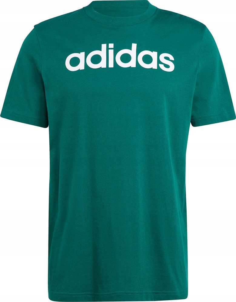 Tričko Pánské Adidas Essentials Single Jersey Linear Embroidered Log r M