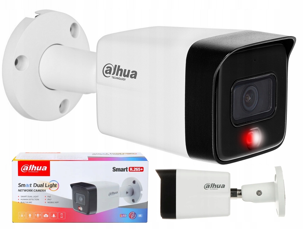 Ip kamera Dahua 6Mpx IPC-HFW1639TC-A-IL-S6 PoE Smart Dual Light Poe