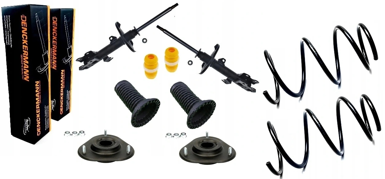 Tlumiče pružiny pro upevnění krytu Toyota Prius II W2 2003-2009 Přední