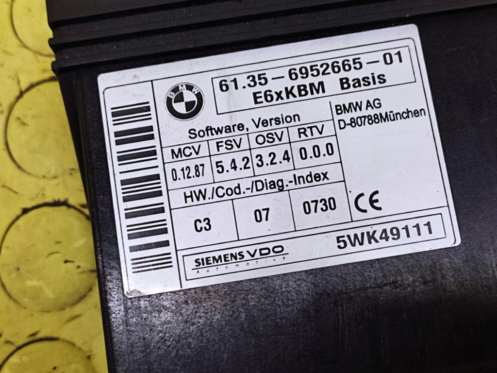 BMW E60 Unité commande confort 61356952665