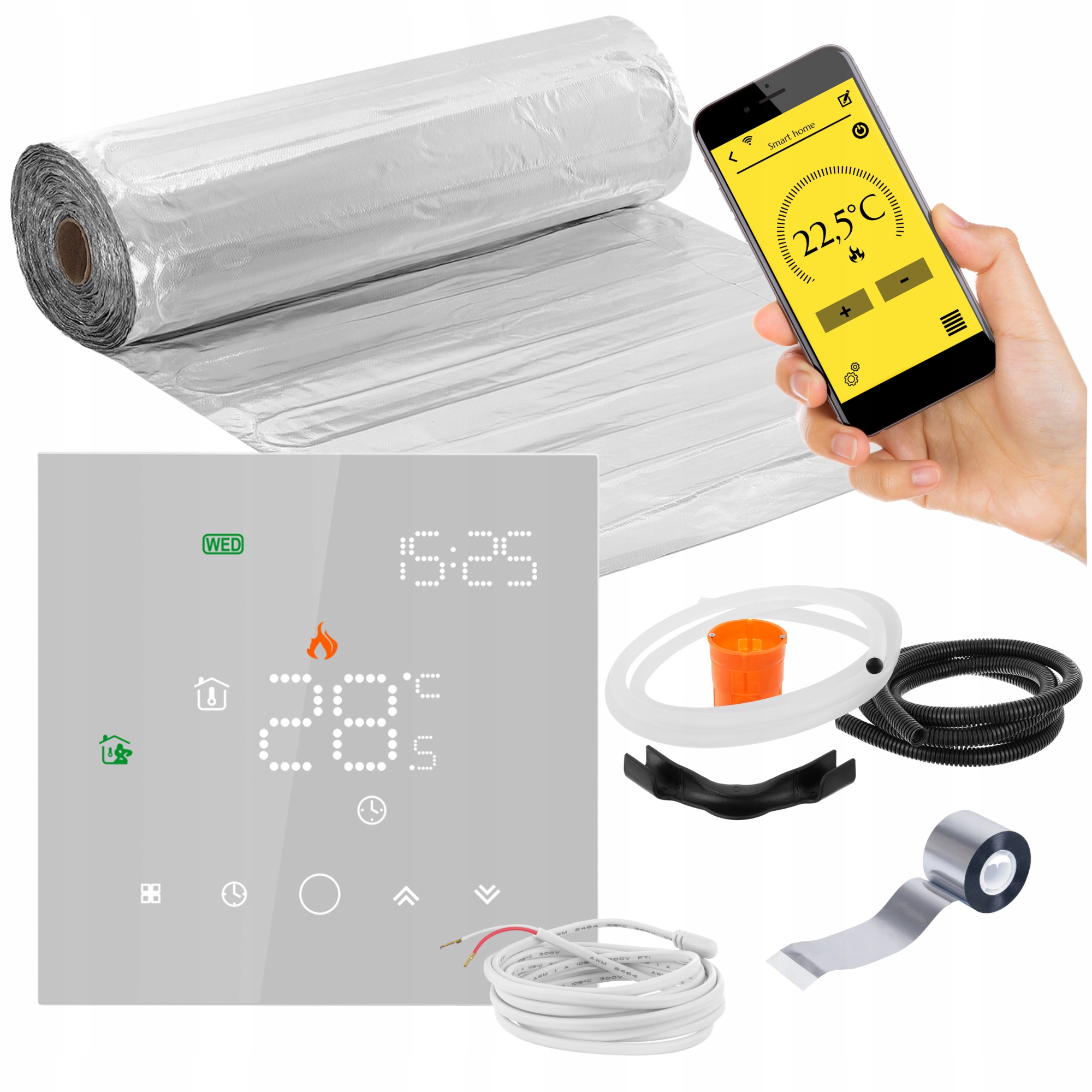 Sada Vykurovacích Podložiek Mission Air pod panely MAL-160W/m² 7m² WIFi