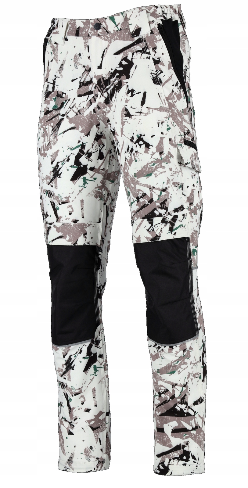 Spodnie robocze do pasa elastyczne Stalco Painter białe r. L