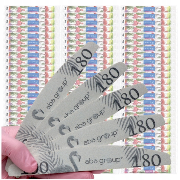 Bezpečné balení Pilník 100/180 Aba Group na nehty Boat 100 kusů