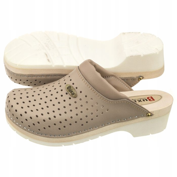Boty Chodaki Dřeváky Buxa Supercomfort Béžová