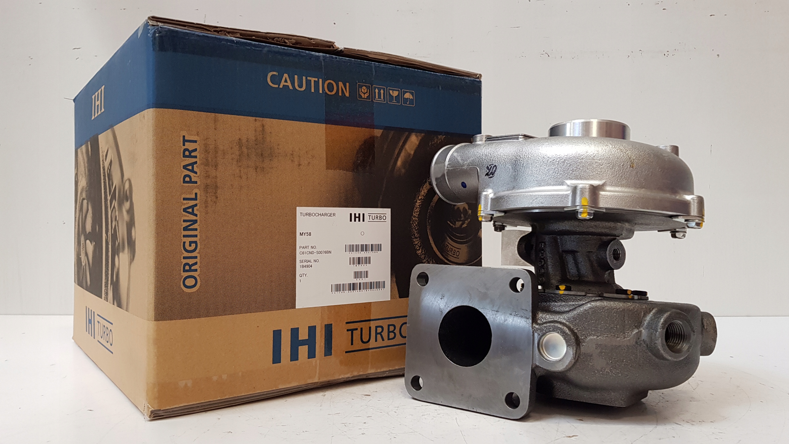 Турбокомпрессор Yanmar MY58 NH160022 RHC61WMY58