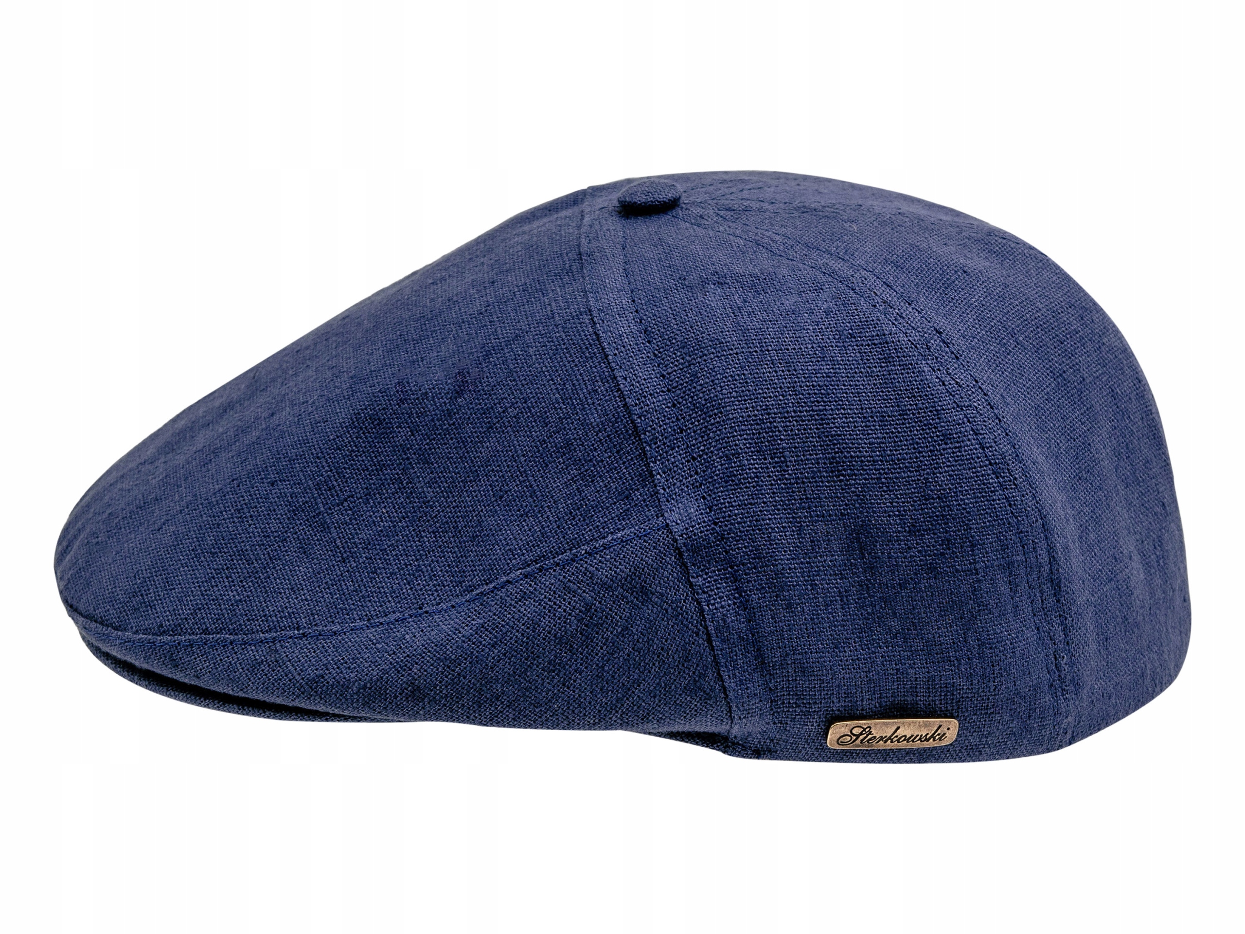 

Flat Cap Szawedka Lniana Ręcznie Szyta 57cm M