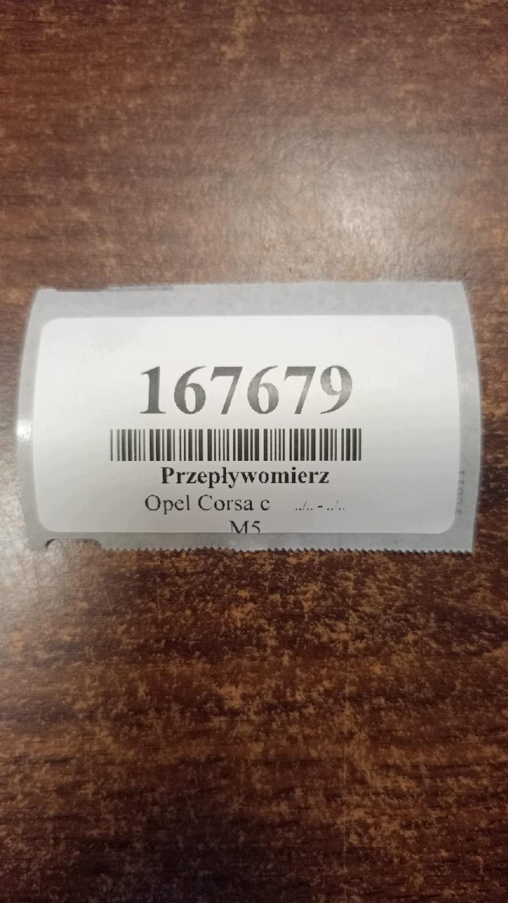 OPEL CORSA C 1.0 luftmassenmesser 0280218031