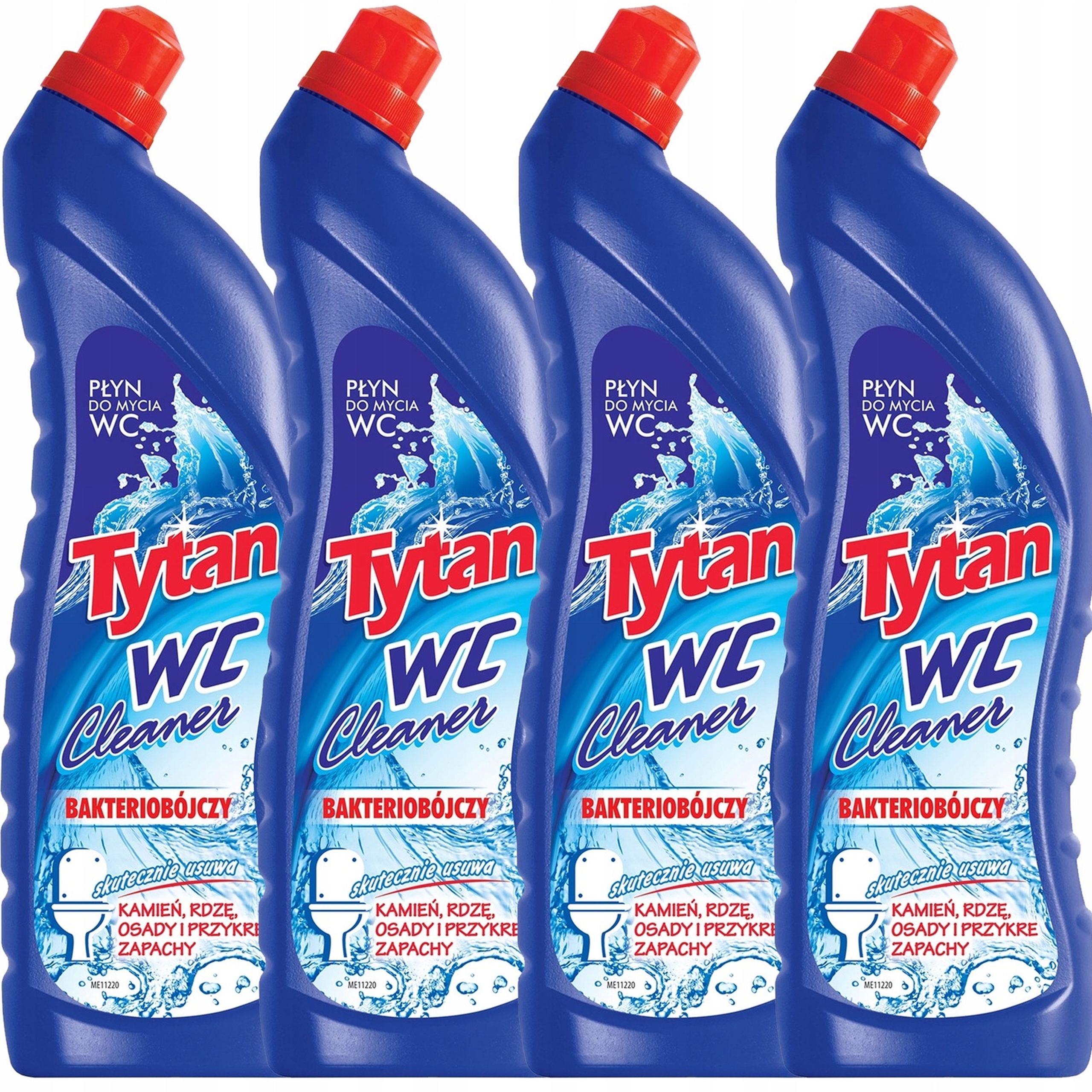 Levně Tytan Tekutý Prostředek Na Mytí Wc Baktericidní Modrý 4x1200 Ml