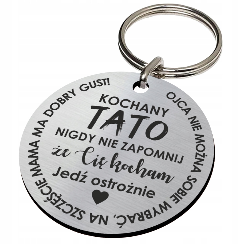 

Dzień ojca Taty upominek brelok breloczek