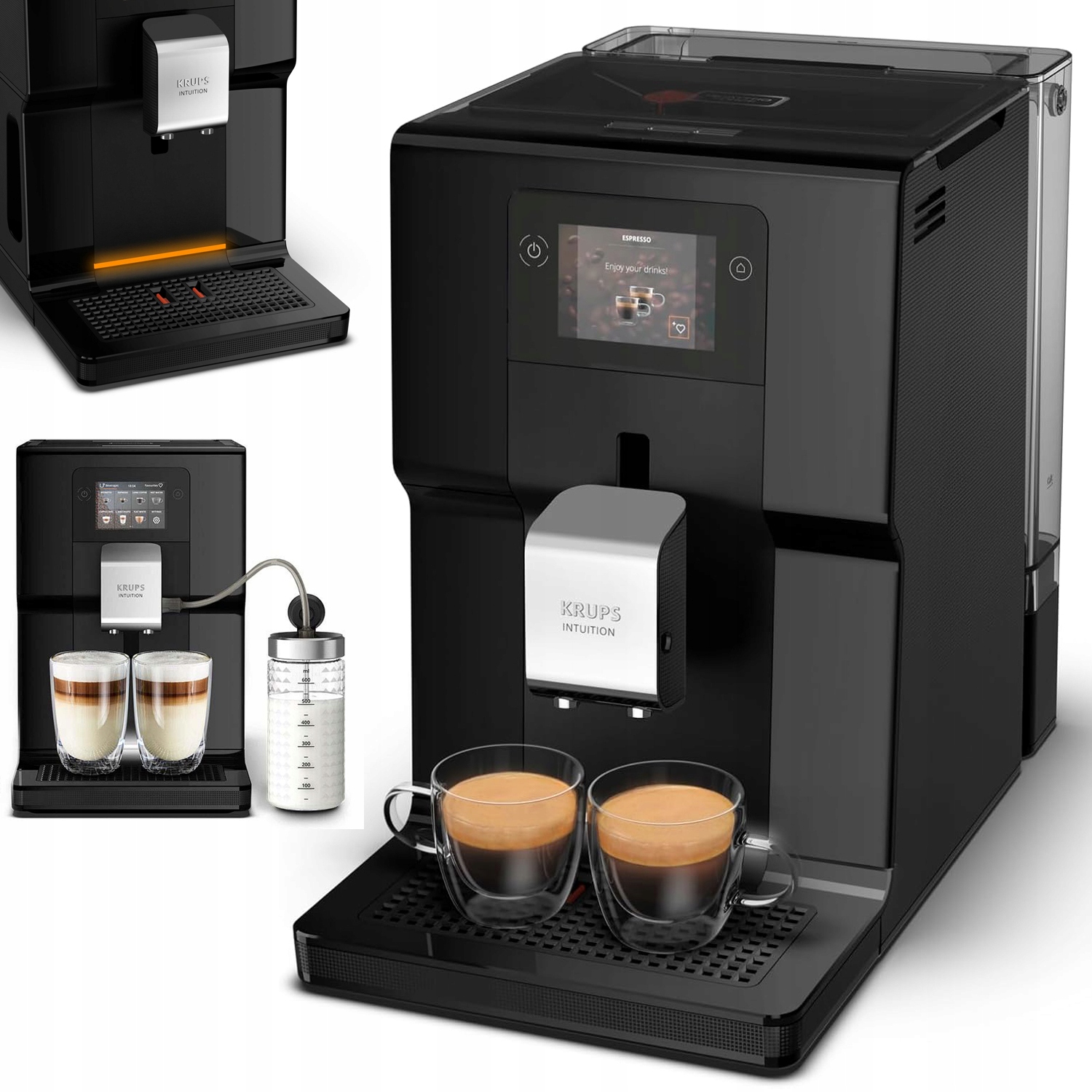 Kávovar na espresso Krups Intuition Preference EA8738, 15 barov
