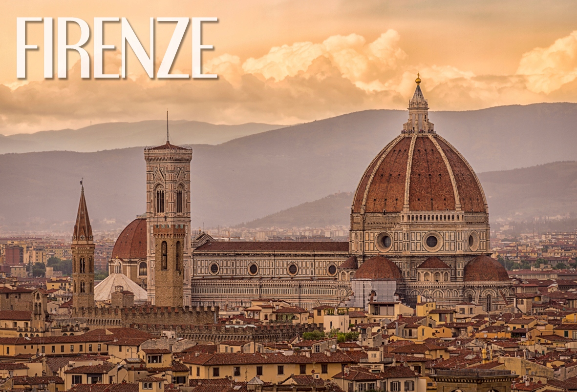 

Florencja Panorama Skyline Magnes na lodówkę