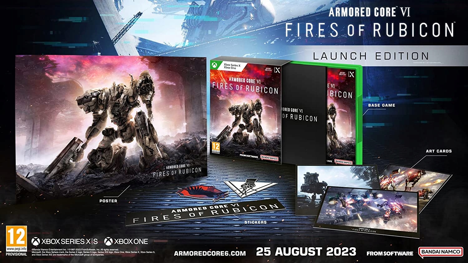 ARMORED CORE VI FIRES OF RUBICON LAUNCH EDITION PL / Series X / XONE Platforma Xbox Series X