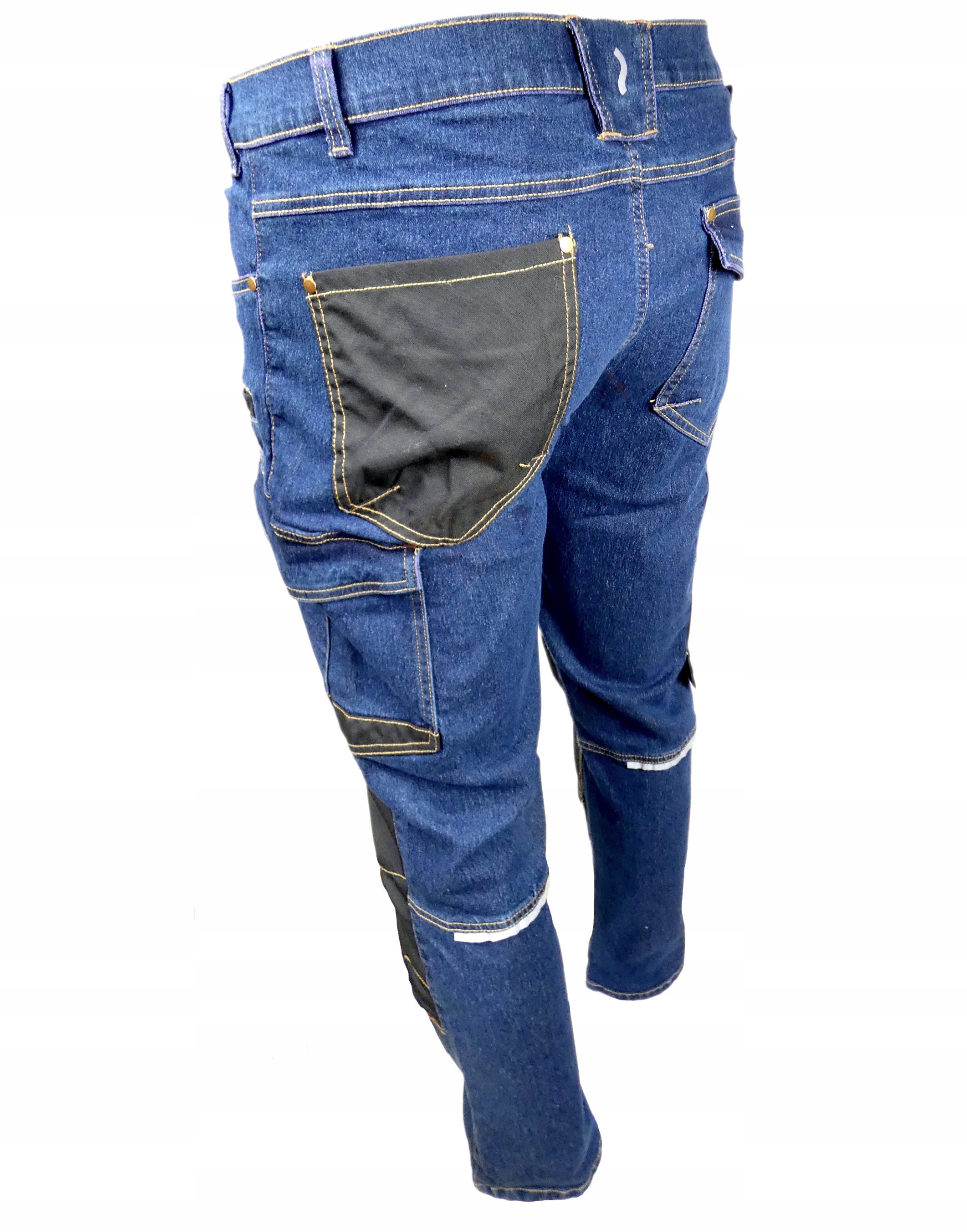 ELASTYCZNE rozciągliwe sPoDNiE ROBOCZE JEANS Model JEANS DENIM