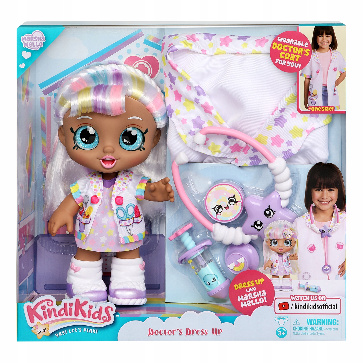 Kindi Kids Lalka Marsha Mello Przebranie lekarza