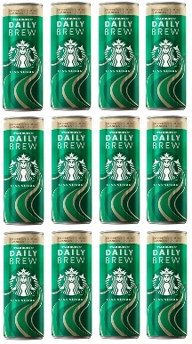 Levně 12 x 250 ml Starbucks Daily Brew Vanilla Zwrzewka