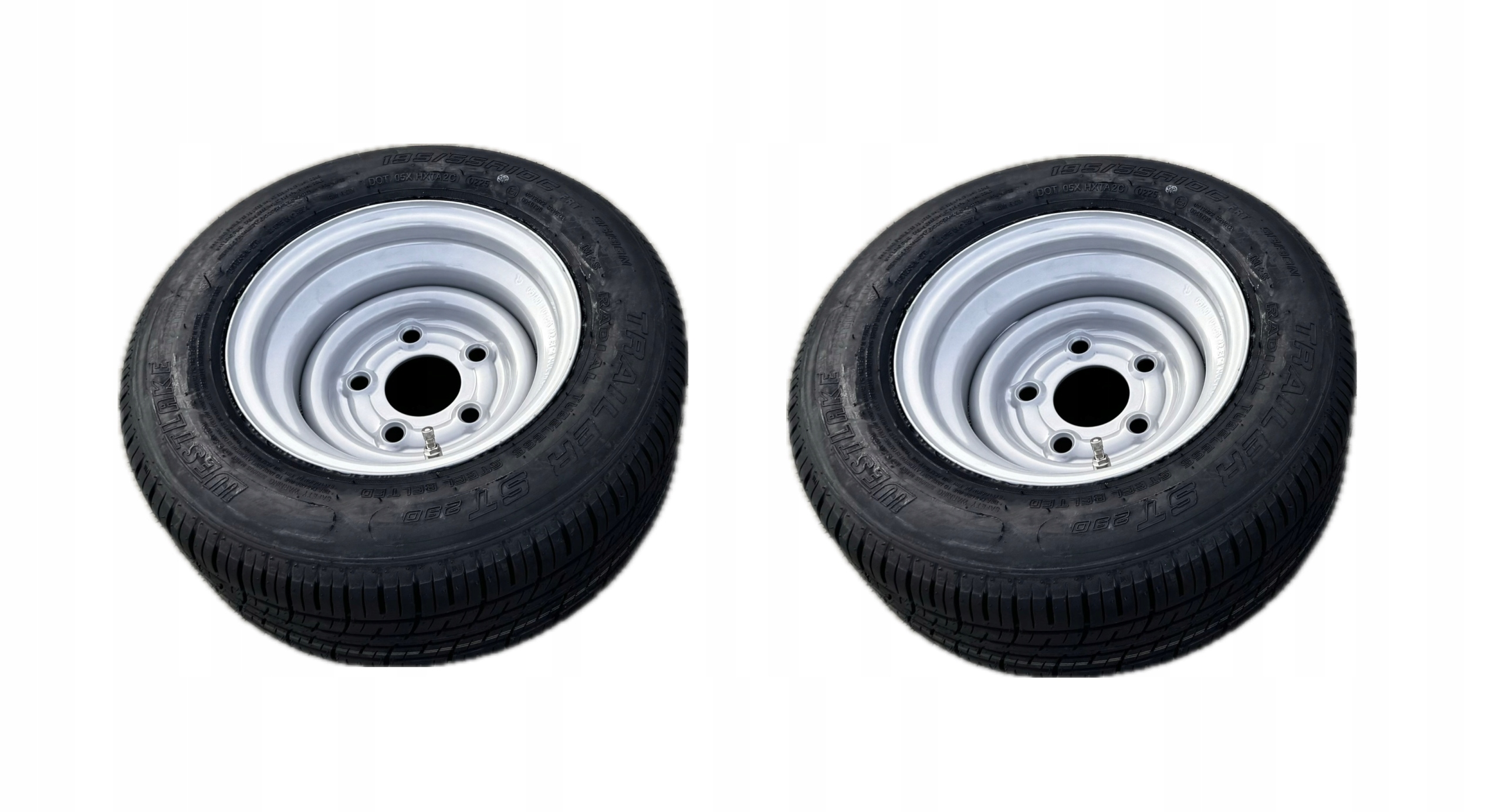 2x Kompletní kola R10 5x112 Westlake ST290 195/55R10C pro odtahová vozidla a kempy