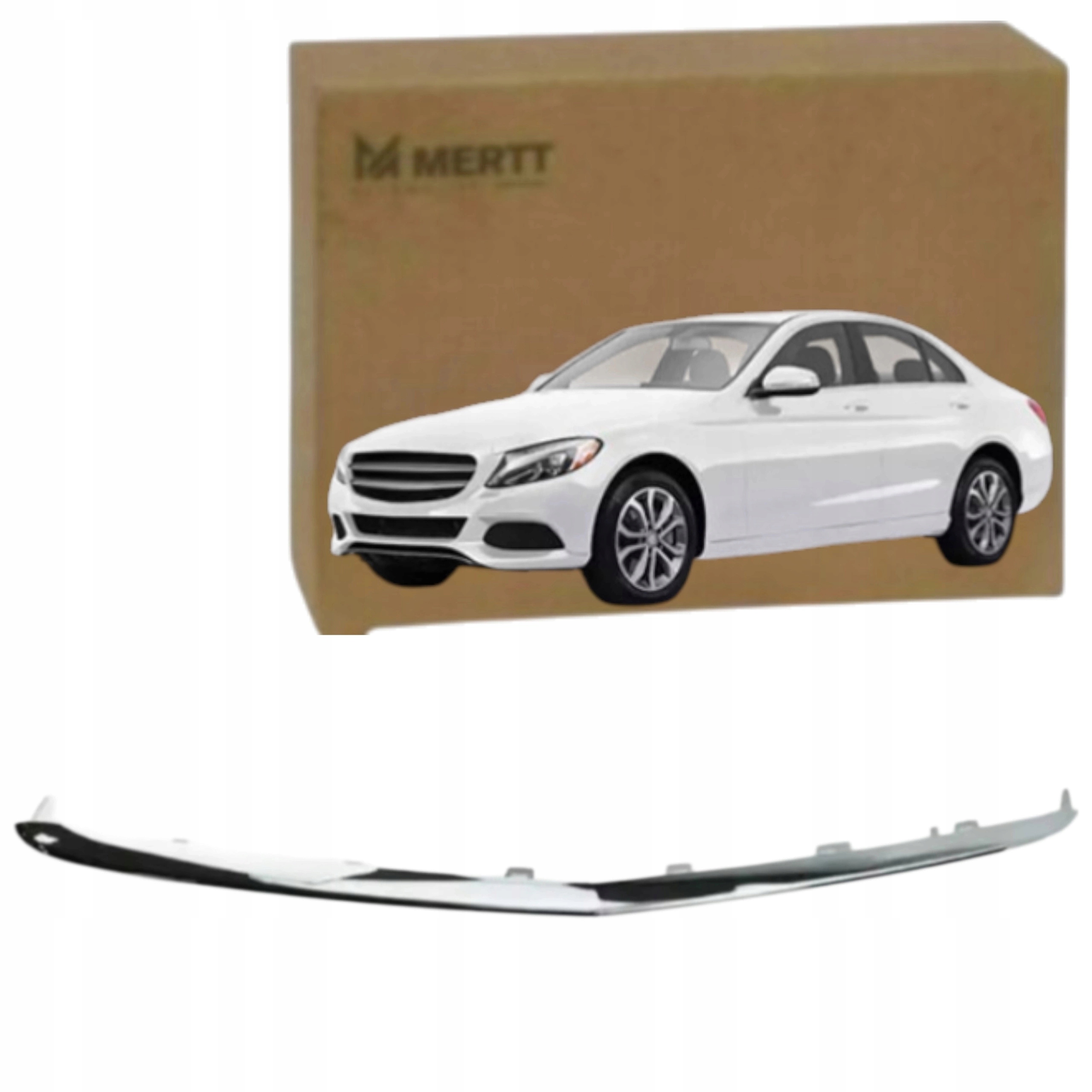 Mercedes C-class W205 2015-2019 Lišta Předního Nárazníku A2058850323