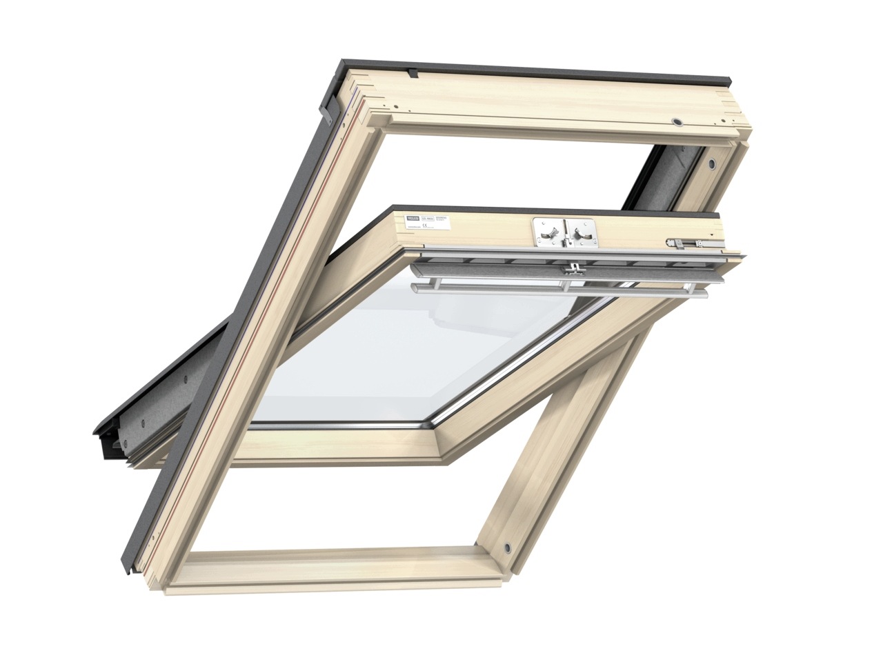 Okno dachowe Velux Gzl 1051|MK04 78x98 |drewno| 2 szyby+kołnierz Edw 0000